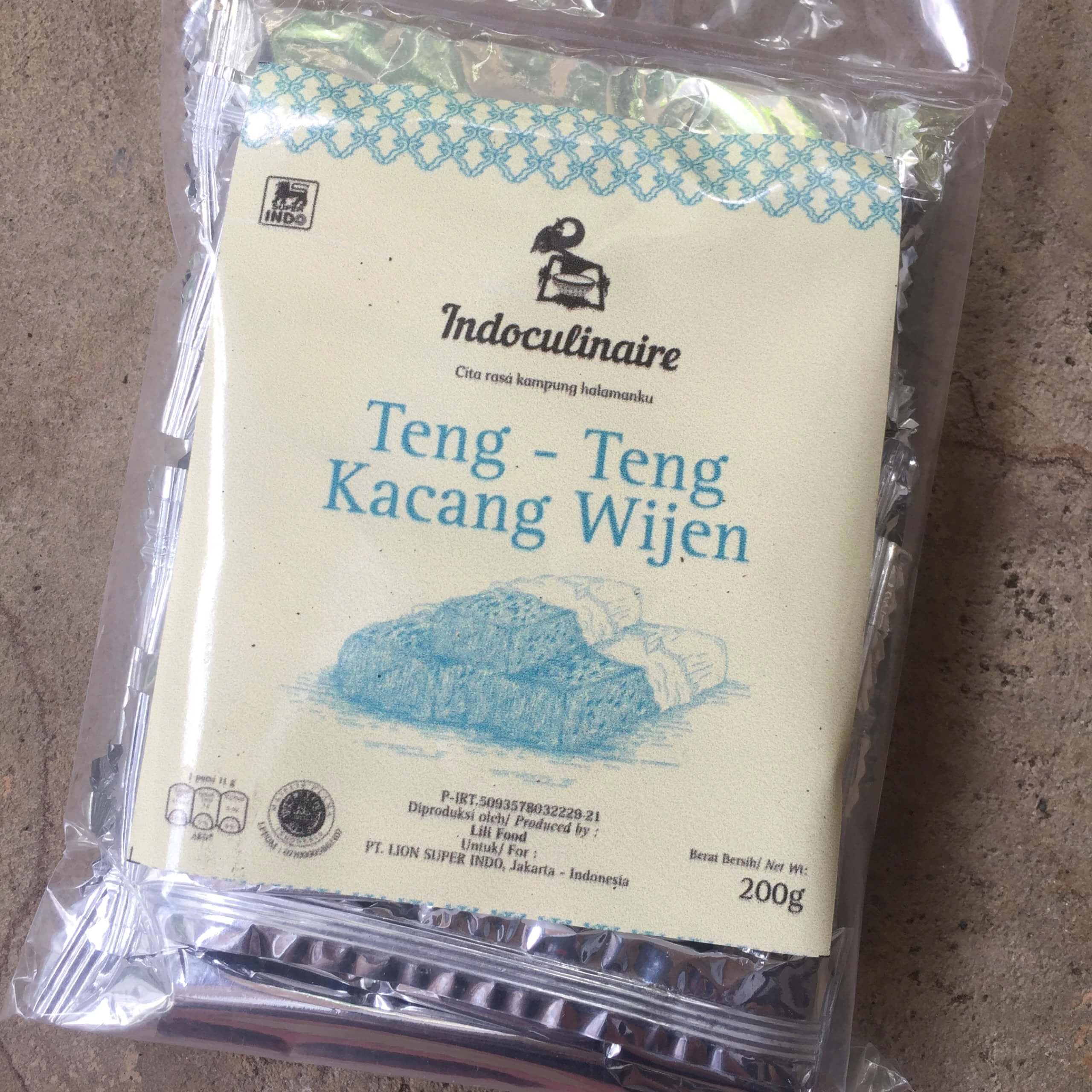 ジョグジャカルタでみつけたお菓子①Teng Teng Kacang Wijen